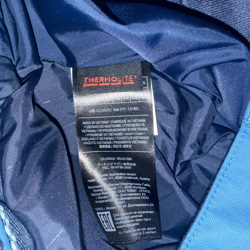 Burton Mens Cargo XS Regular Fit Ski Pants Women Small Orig $199 - Picture 5 of 11